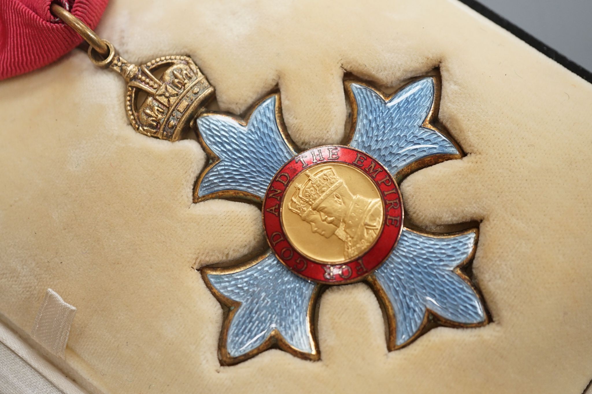 A cased CBE, unnamed